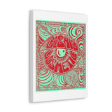 Cosmic Over Cosmetic Limited Edition Canvas Gallery Wraps - Red Minty