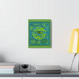 Copy of Cosmic Over Cosmetic Canvas Gallery Wraps -  Lagoon Life Lime