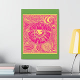Cosmic Over Cosmetic Canvas Gallery Wraps -  Pink Lemonade Grass