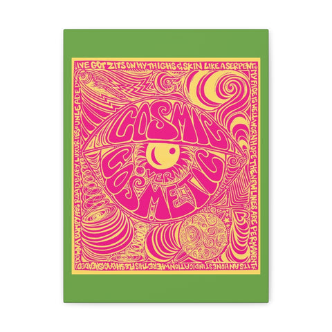 Cosmic Over Cosmetic Canvas Gallery Wraps -  Pink Lemonade Grass