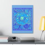 Cosmic Over Cosmetic Canvas Gallery Wraps -  Blue Bliss Sky