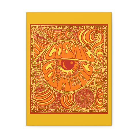 Cosmic Over Cosmetic Canvas Gallery Wraps -  Orange Rush Star
