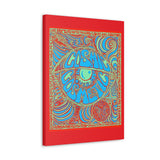 Copy of Cosmic Over Cosmetic Canvas Gallery Wraps -  Red Racer Fire
