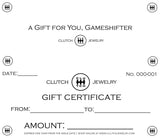 Clutch Jewelry Gift Certificate