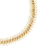 Gold Railway Wrap Bracelet / Choker